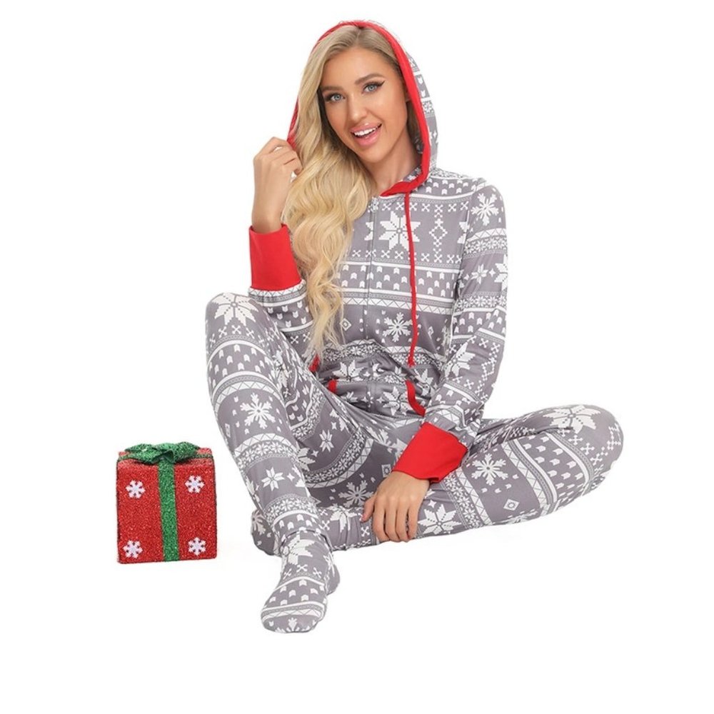 Matching Christmas Pajamas Onesies Footsies Family set - Picture 3 of 10